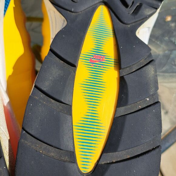 NIKE AIR MAX 95 GS SNEAKERS WOMENS SIZE 5.5 Y FLASH CRIMSON LAGOON 90'S MASHUP - Picture 8 of 9